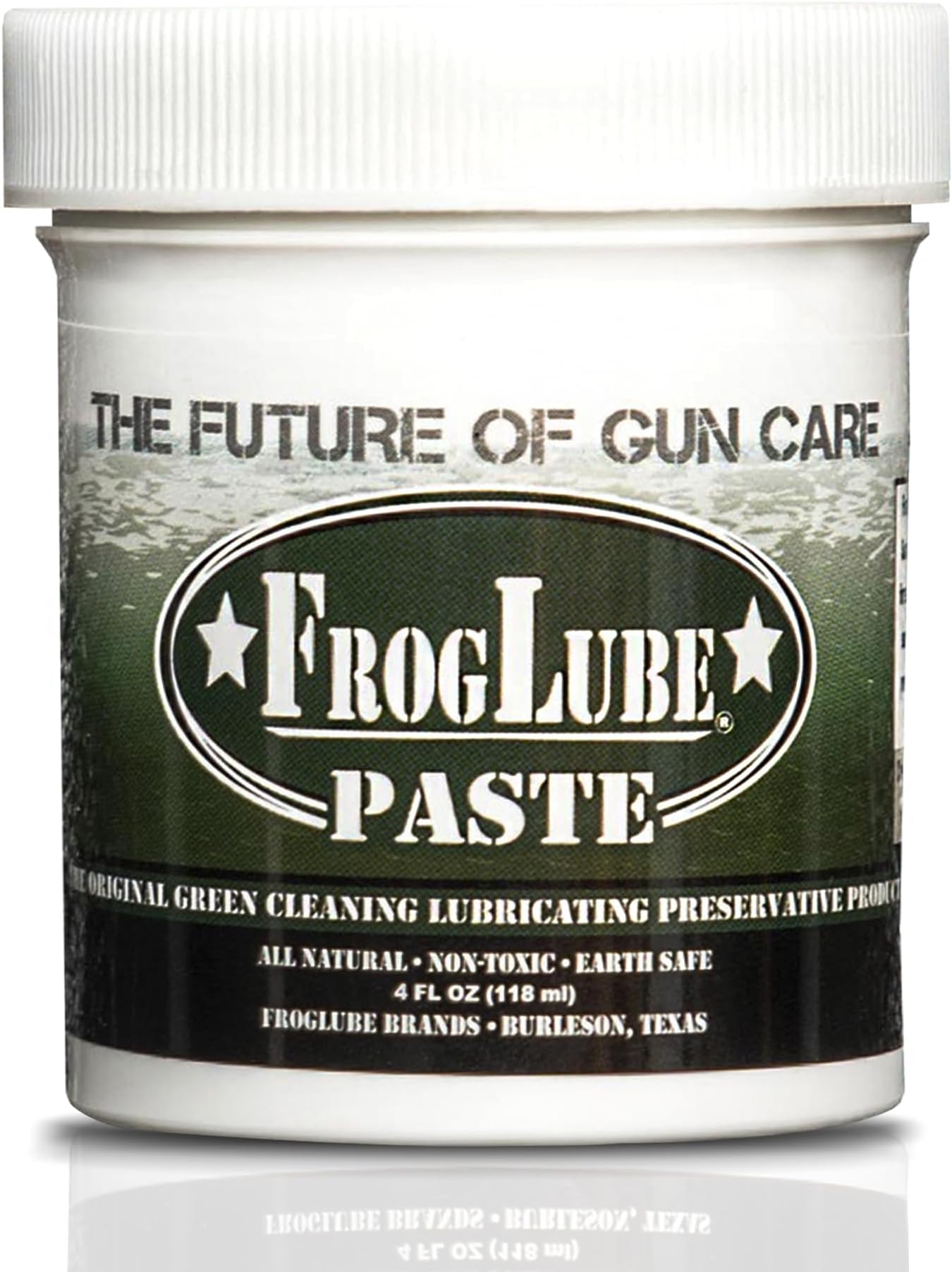 FrogLube Paste - Gun Grease - Gun Lubricant - Metal Absorbing Gun Oil Lubricating Paste - Non-Toxic Gun Lube - Owned & Developed by Retired Navy Seal (4oz)