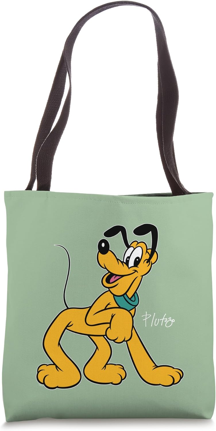 Disney Pluto the Dog Retro Character Pose Trip Matching Tote Bag
