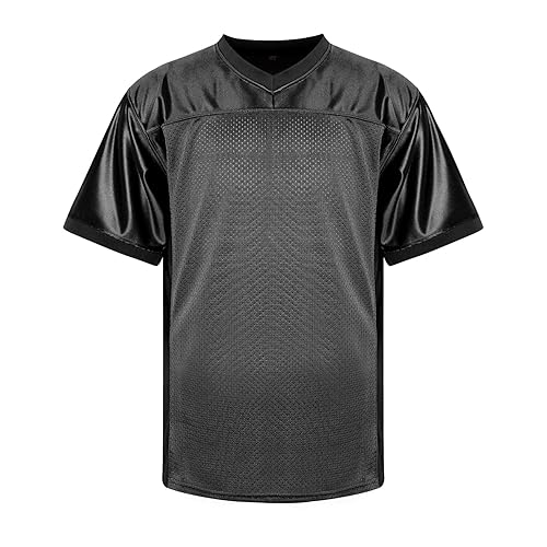 MESOSPERO Men's Football Jersey Blank Football Practice Jersey for Athletic