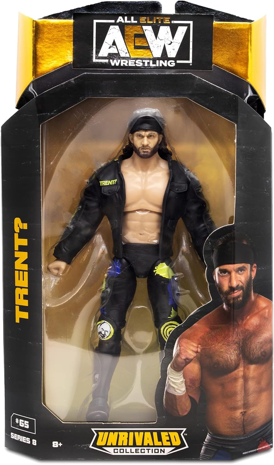 Ringside Trent - AEW Unrivaled 8 Jazwares Toy Wrestling Action Figure