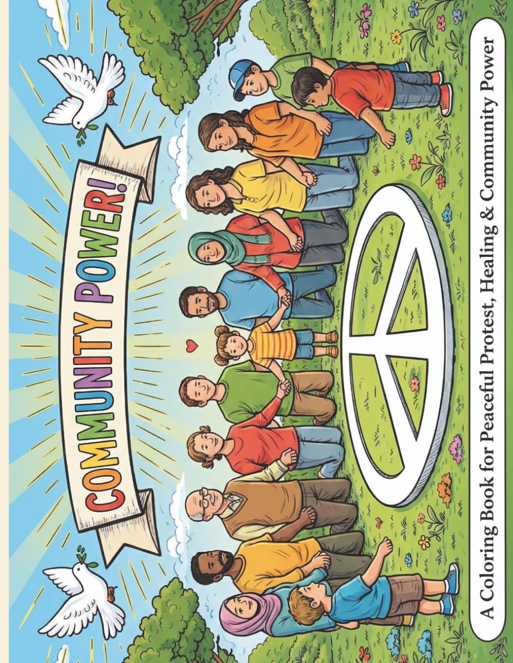 Community Power Coloring Book: A Coloring Book for Justice, Peace, and Shared Humanity (The Togetherness Coloring Series)