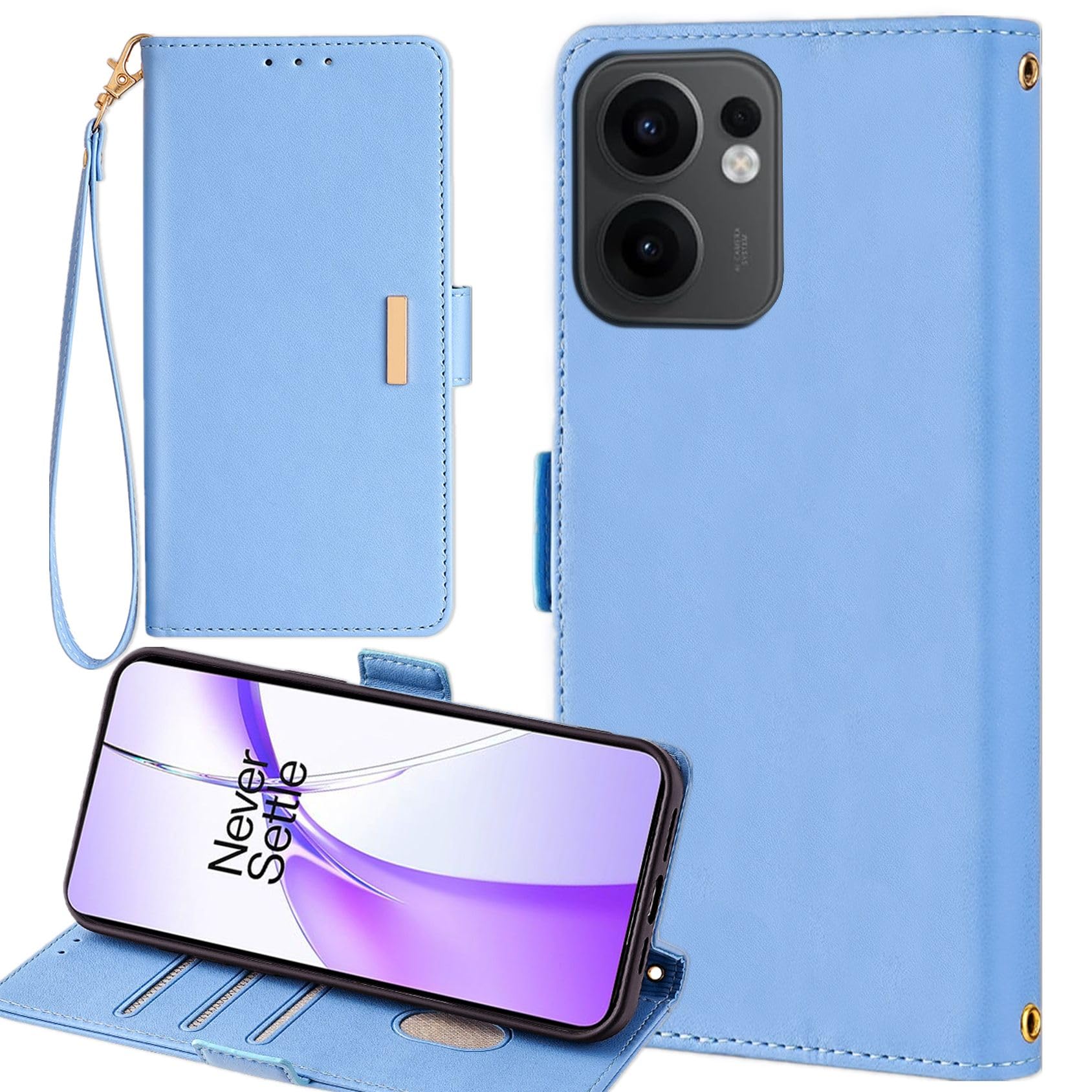 Amazon.co.jp: Oppo Reno13 A ケース 手帳型 Reno13A ストラップ