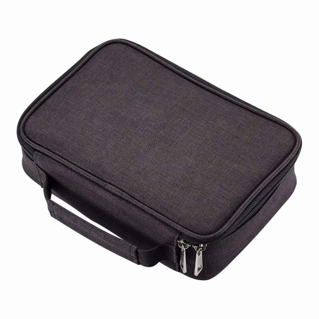 72 scomparti per matite, grande capacità, astuccio, portamatite colorato, multistrato, per scuola, ufficio, arte (blu)