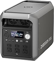 Vista 1 de DABBSSON 2048Wh Portable Power Station, Safe Semi-Solid LiFePO4, 3300W Power Boost, 2200W AC Output ×6, 41lb,Compact & Lightweight, 1.3X Runtime