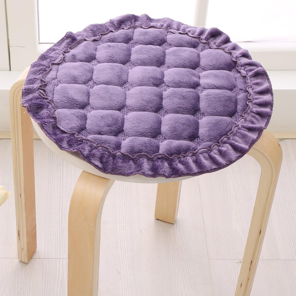 VDEGHSDGHFDDS Winter round seat cushion Chair cushion Four seasons round cushioning Office chair cushion-C diameter55cm(22inch)