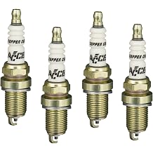 ACCEL 0416S-4 Shorty Copper Core Spark Plug ، عبوة من 4