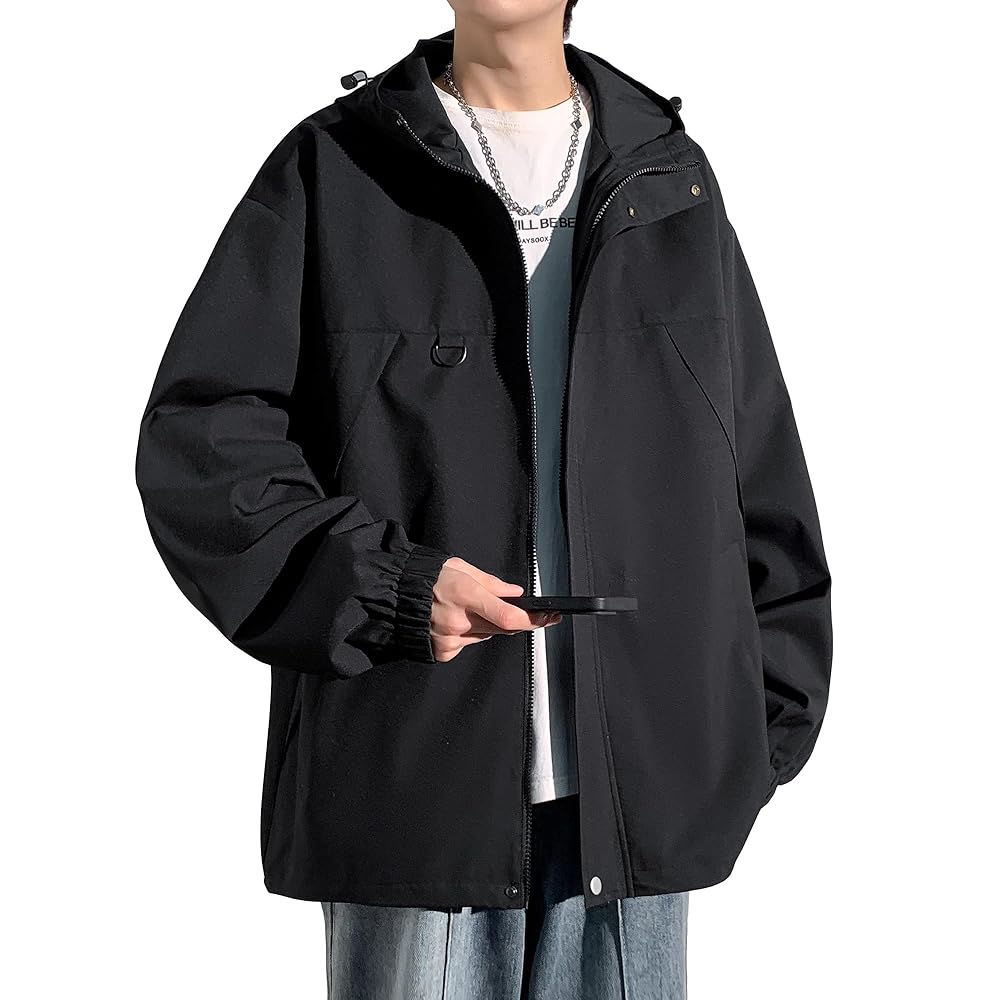 Amazon | [Easykode] マウンテンパーカー メンズ 秋服 ライト