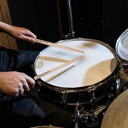 Miniatura 6 de Baquetas con mango de goma antideslizante, baquetas 7A para adultos, 12 pares de baquetas clásicas de madera de arce para niños, accesorios de