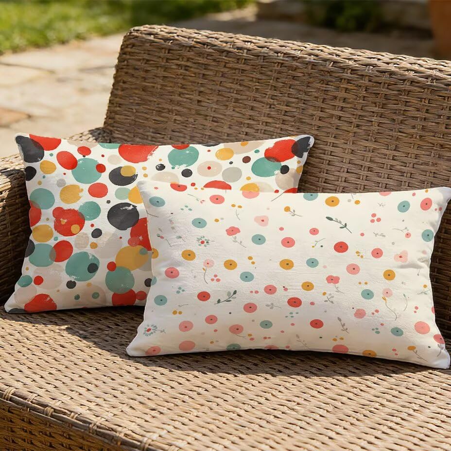 Housse de coussin de jardin 80x100 cm imperméable et résistante aux UV