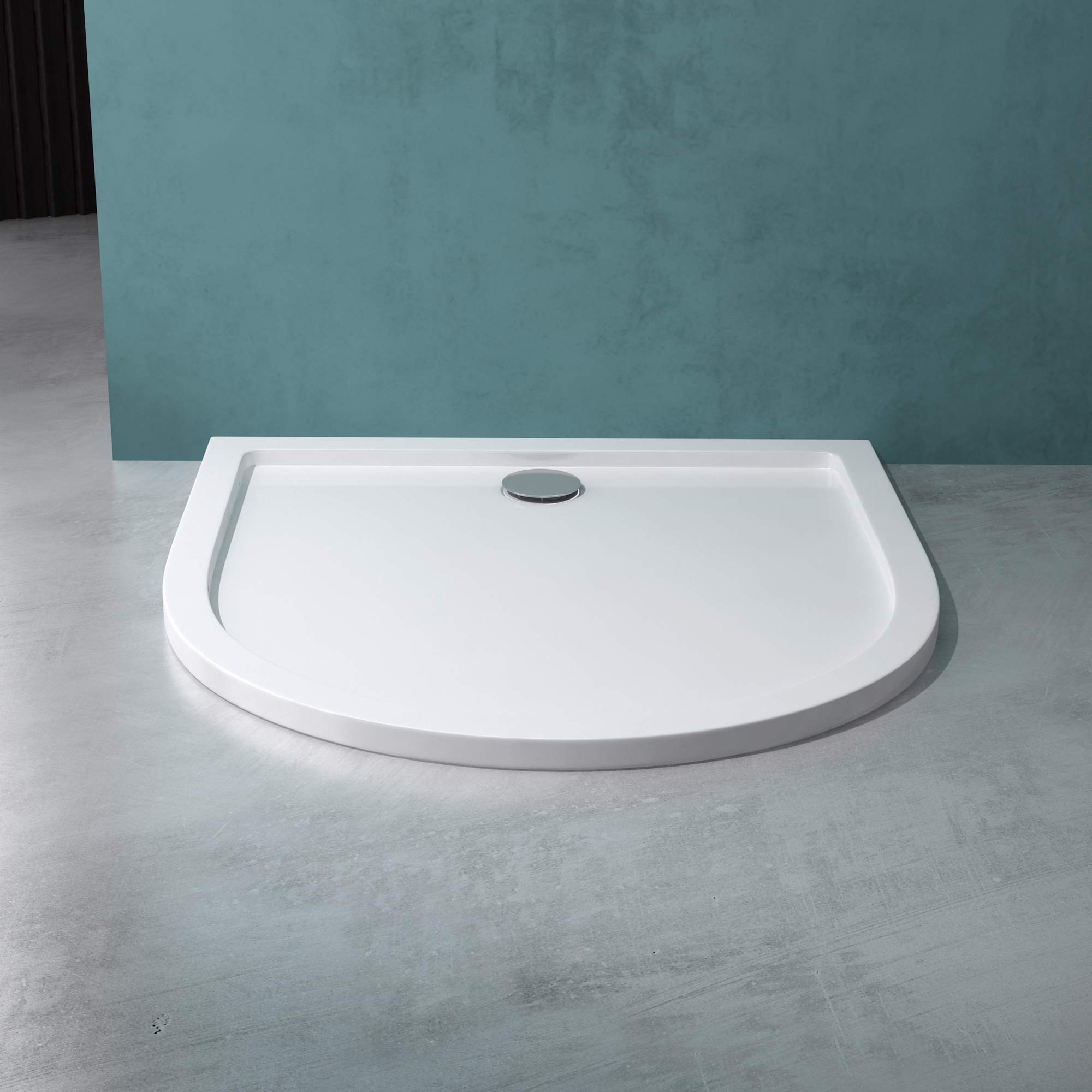 Mai & Mai Piatto Doccia 90x90x4cm in Acrilico, Forma: Quadrato, Bianco