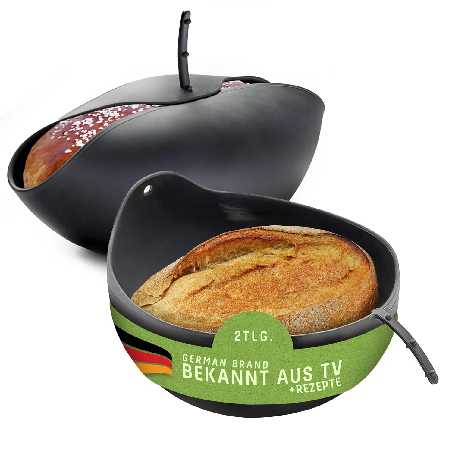 Coolinato - Silikonform 3 in 1 Universalschüssel 24 cm - Teigschüssel