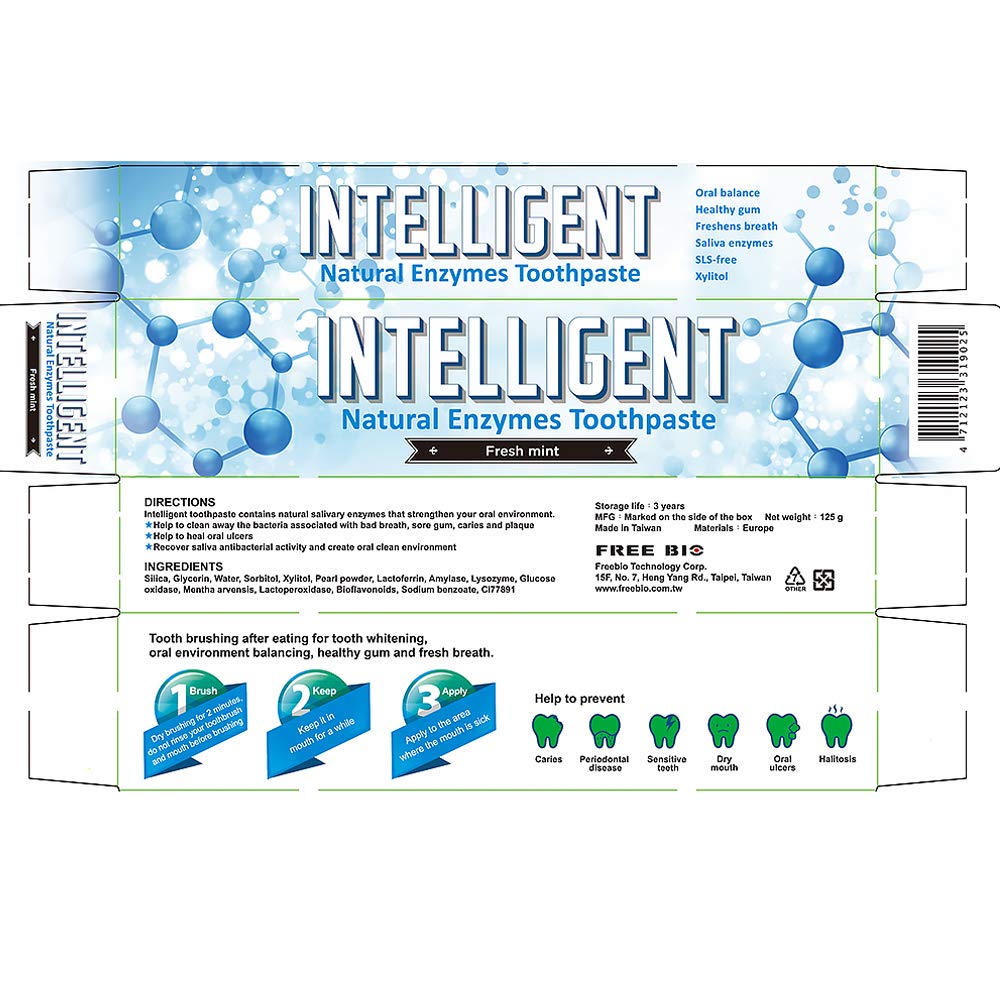 enzyme toothpaste humans