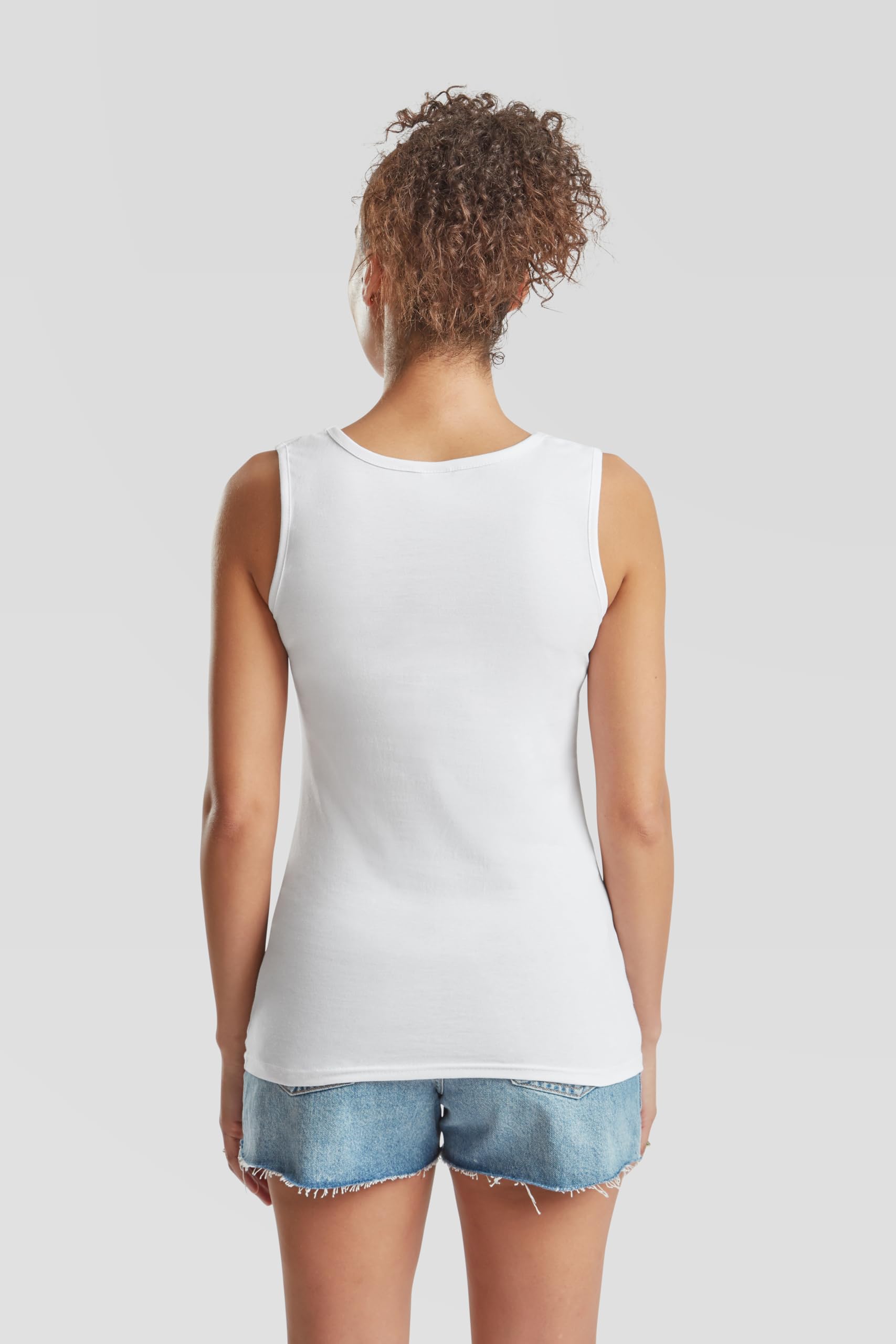 Confezione da 10 canottiere da donna | Canotta da donna in 100% cotone, aderente, ideale per il tempo libero, lo sport e la stampa + sacchetto in tessuto MyShirt