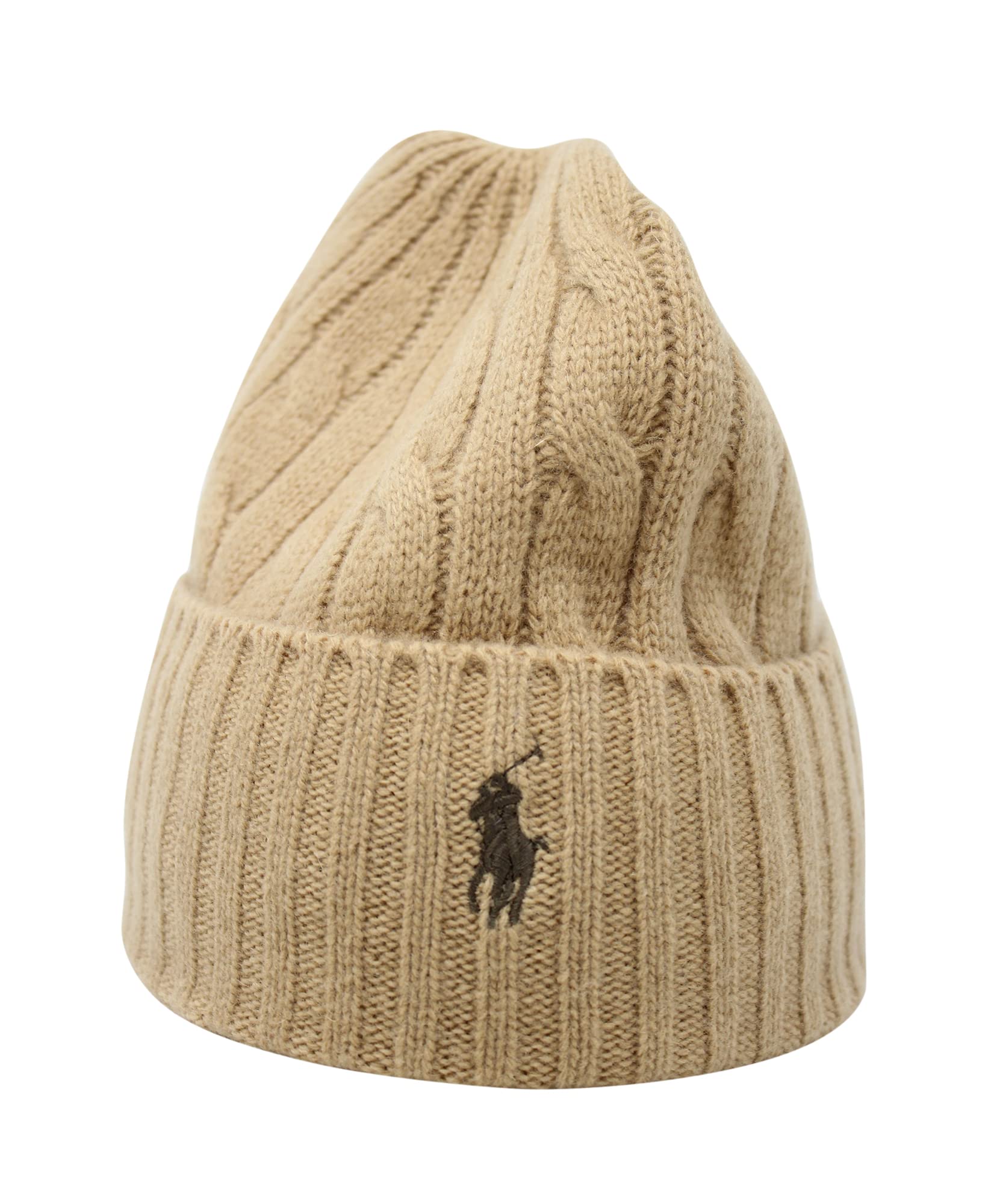 Men's Classic Cable Cuff Hat, Tan