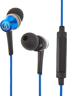 铁三角 AUDIO-TECHNICA Dynamic canal earphone with microphone ＆ controller (Blue) ATH-CKR30IS-BL