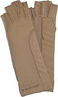Vista 19 de Guantes terapéuticos de compresión isotoner, con dedos completos, unisex Camello