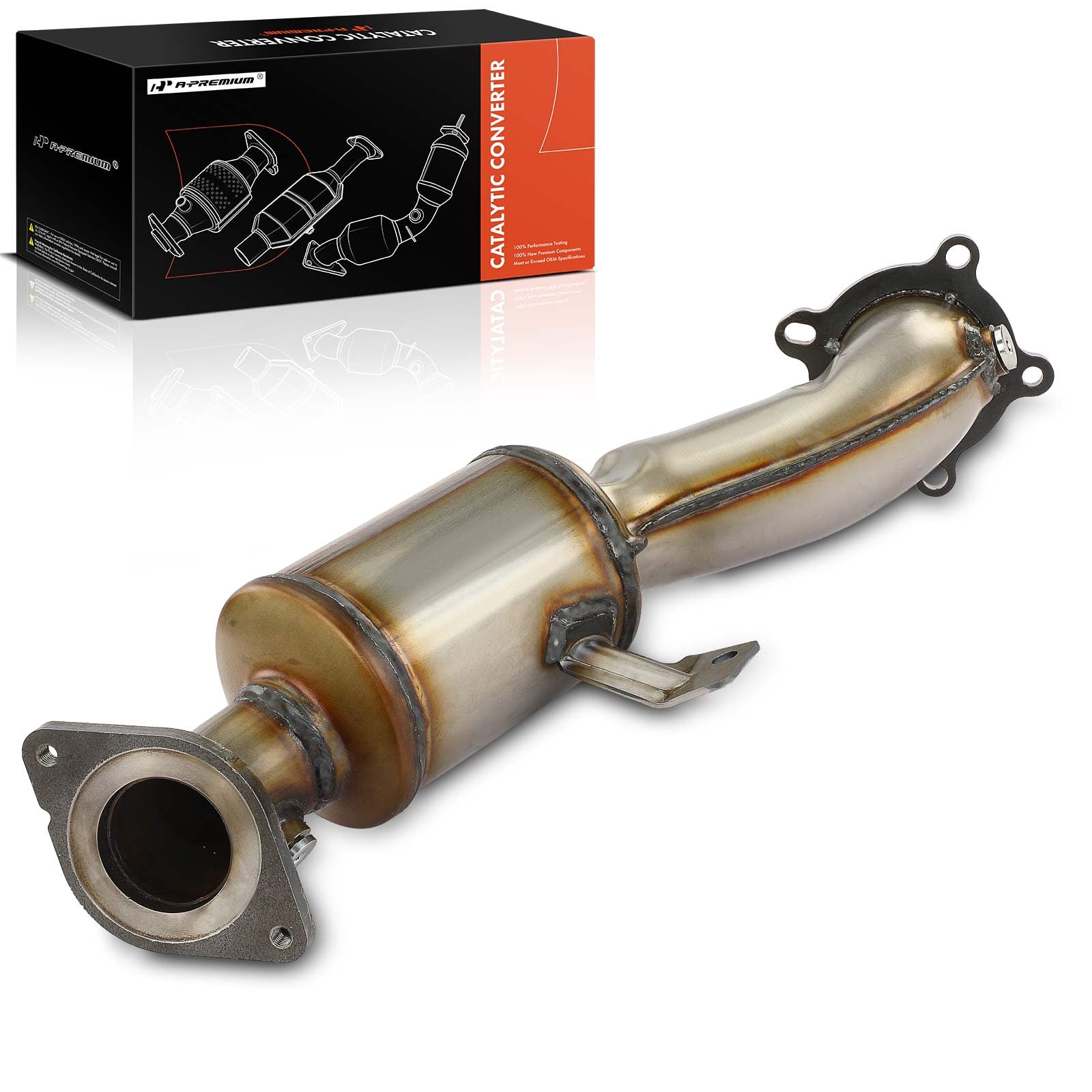 A-Premium Front Catalytic Converter Kit Direct-Fit Compatible with Cadillac CTS 2014-2015, ATS 2013-2015, 2.0L, EPA Compliant, Replace# 19420102