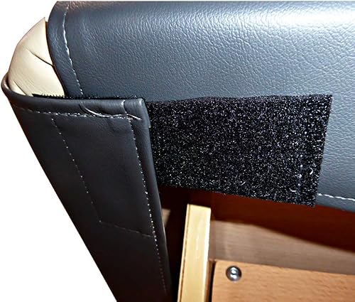 Miniatura 7 de Waxness - Funda de cama ajustable para mesa de encerado, 31 x 70 pulgadas, color gris