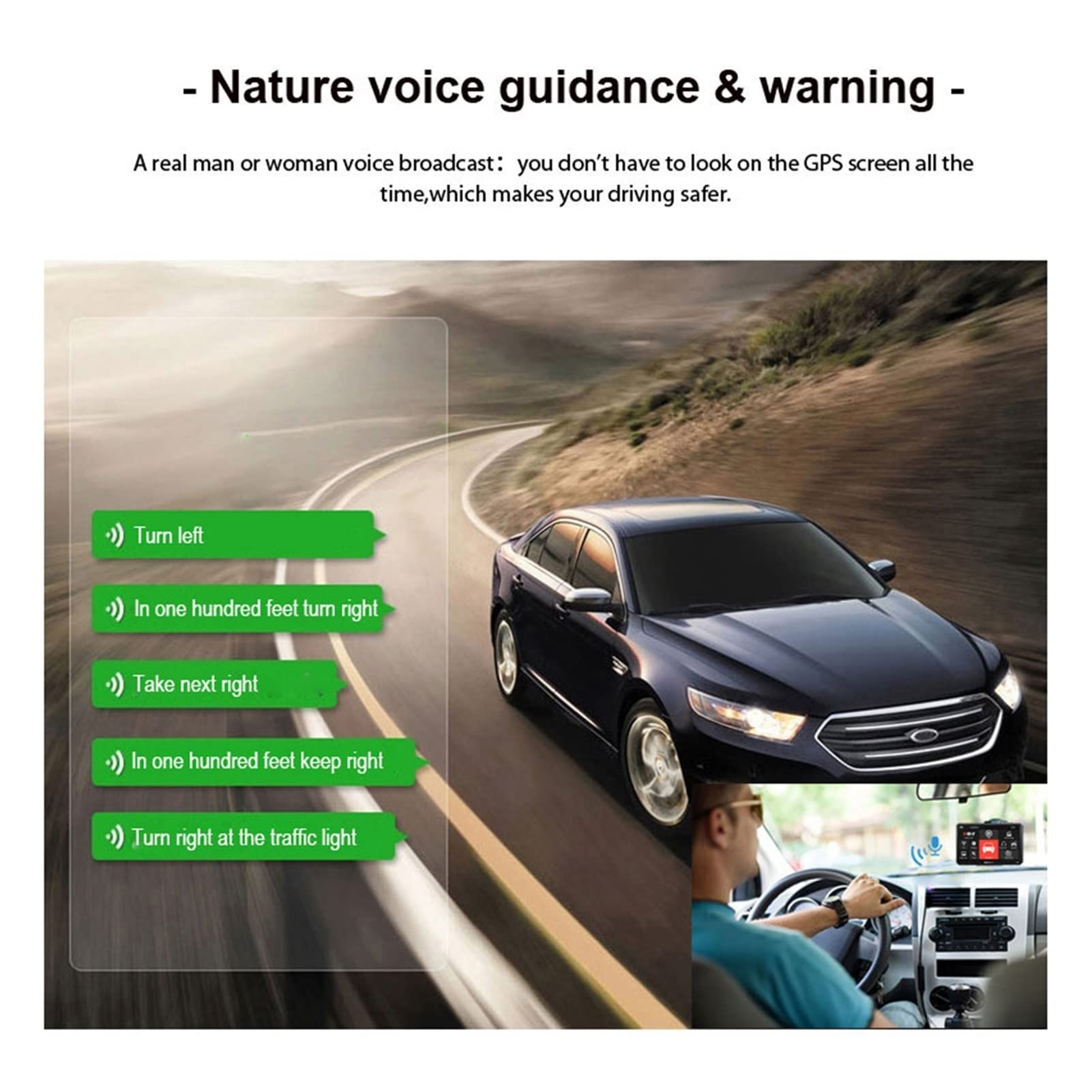 Nawigacja GPS 25. 6m + 8 GB. Samochód ciężarowy GPS Auto Navigator Sat Nav Dotykowy ekran Darmowa aktualizacja Mapa Dla SamochodóW CiężArowych SamochodóW Kempingowych (Size : No Bluetooth AVIN)