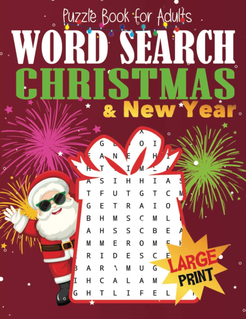 Christmas & New Year Word Search Puzzle Book for Adults Large Print: Crossword Puzzles Activity Book for Adults. Funny, Xmas & New Year Categories. ... Holiday Fun and Relaxation in one! A4