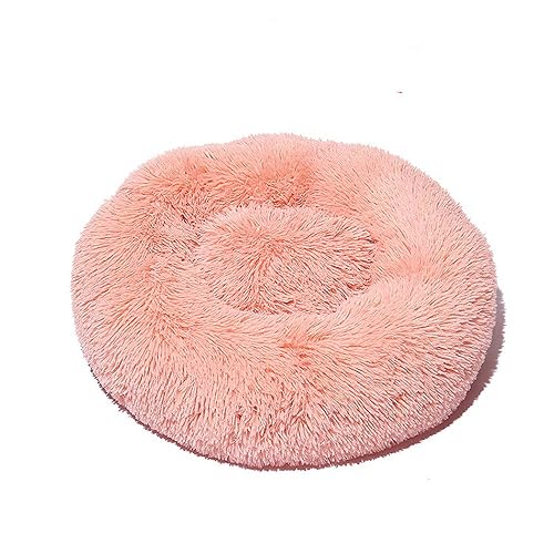 Fansu Cama Gato Suave Cama Perro Redonda, Mascotas Calentito Cojín Lavable Invierno de Felpa