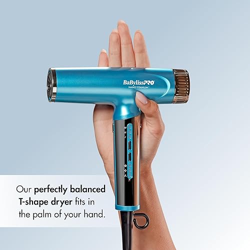 Miniatura 5 de BabylissPRO® Nano Titanium™ Secador de pelo profesional Nano Light iónico (Morado)