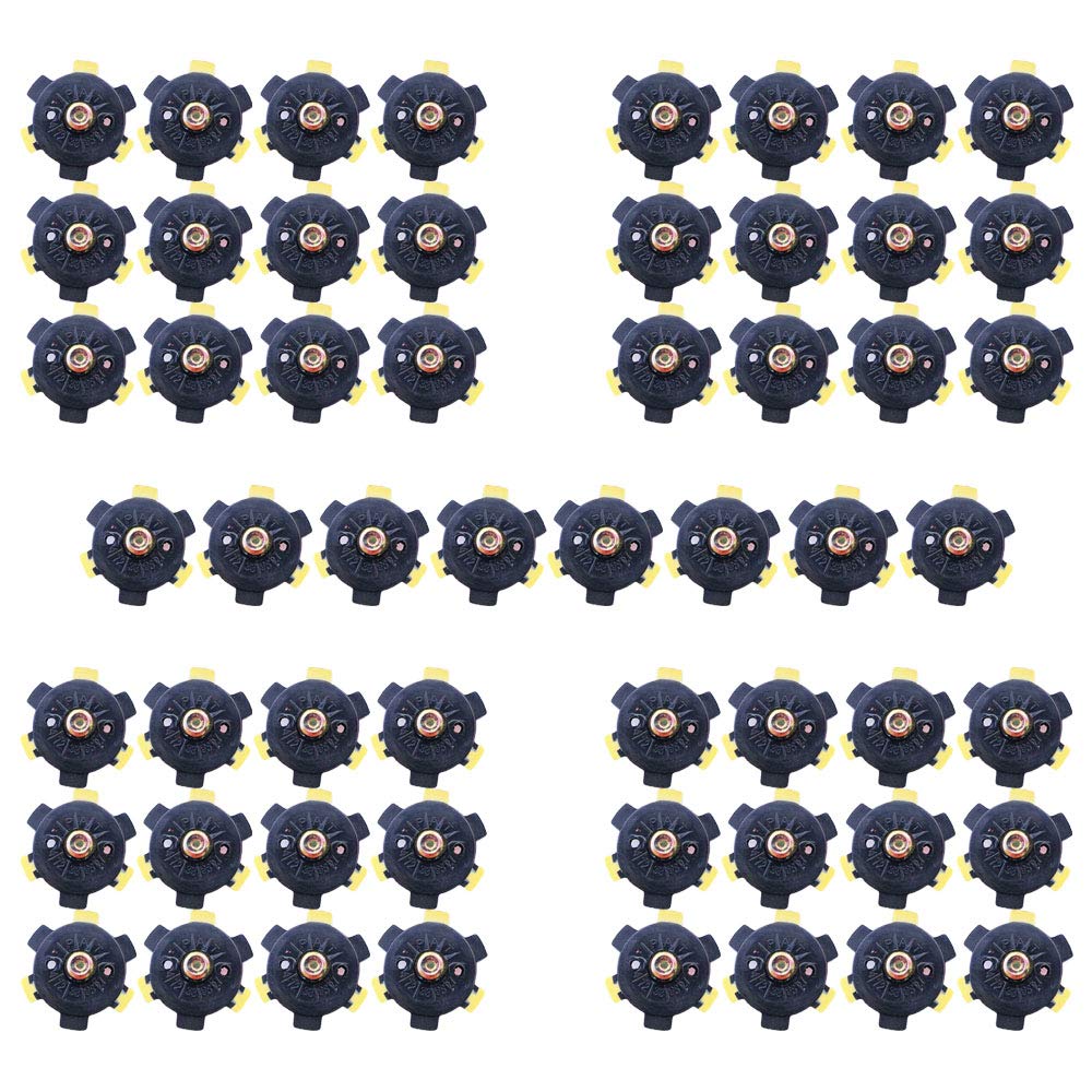 MamimamiH 56pcs Spikes-Tacchetti per Scarpe da Golf, Filettatura Stinger a Vite in Metallo per Scarpe da Golf