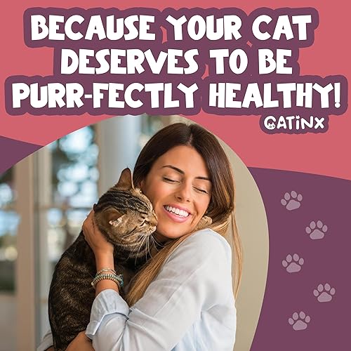 Miniatura 5 de Catinx Immunity Shield - Polvo de L-lisina - Apoyo inmunológico para gatos, salud respiratoria, claridad de visión, salud intestinal y apoyo