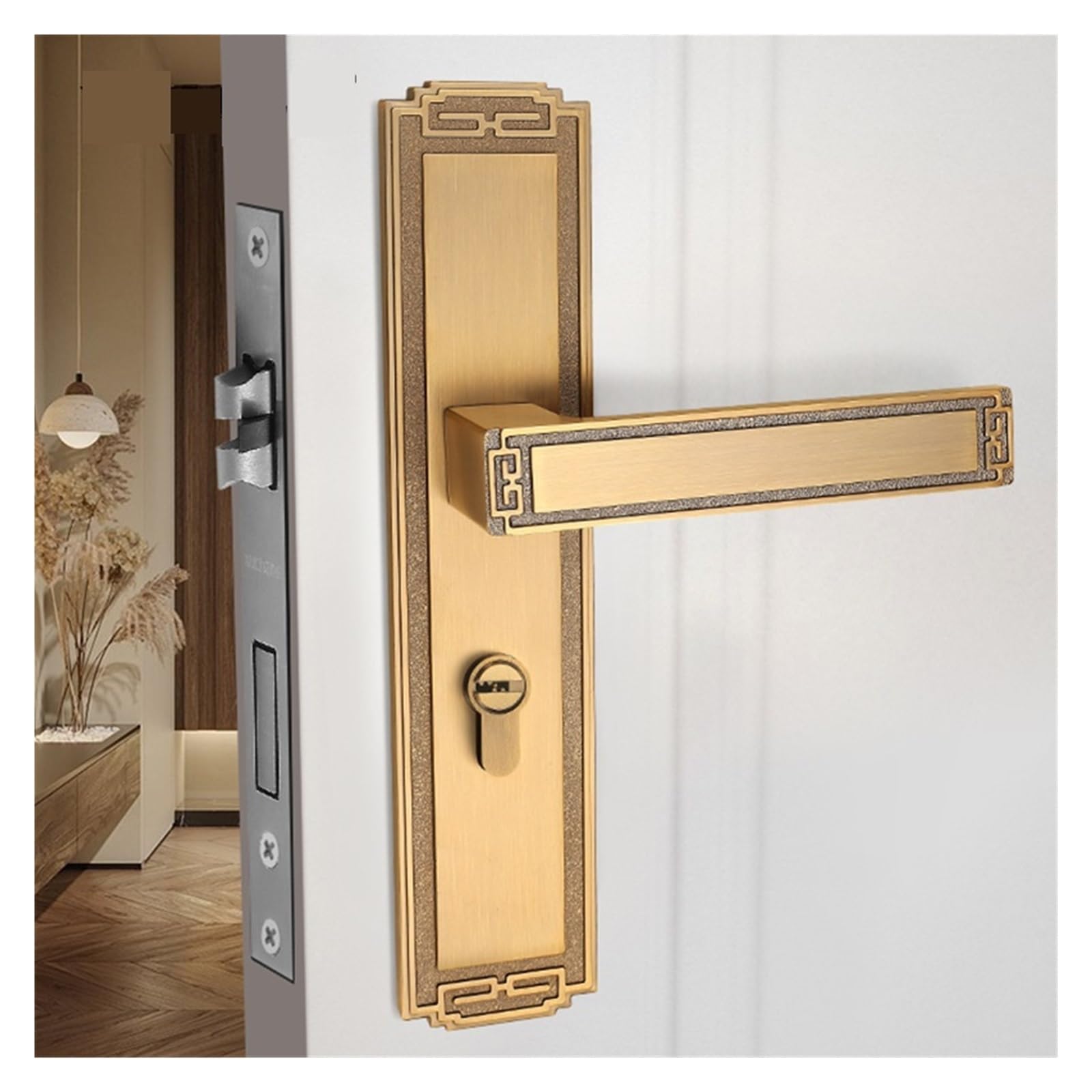 Serrure de porte de chambre à coucher pour nuit calme