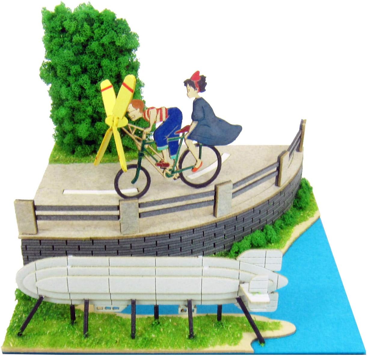 Kikis Delivery Service Ghibli Mini Studio Tombo with Propeller Bicycle Miniature Model Kit