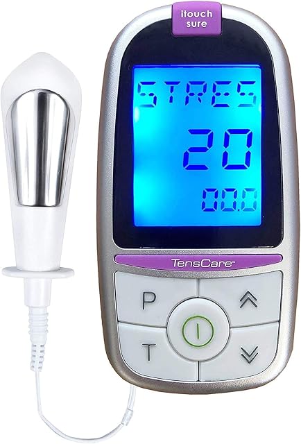 TensCare itouch Sure - Pelvic Floor Exerciser for Strengthening and Toning. Aids in the Treatment of Incontinence and Bladder Leaks, Silver