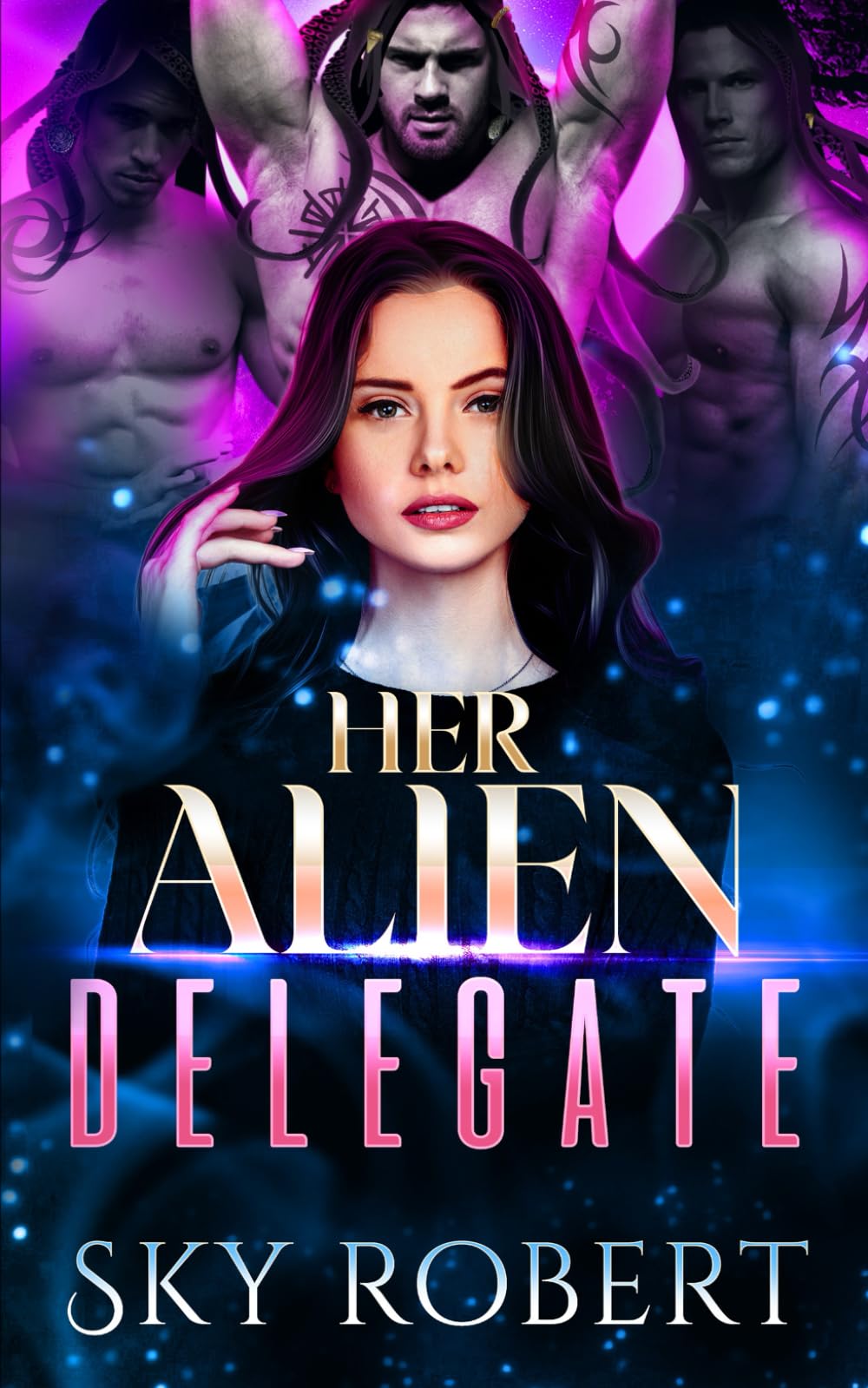 Her Alien Delegate: A Reverse Harem Alien Romance (Necia Alien Warriors)