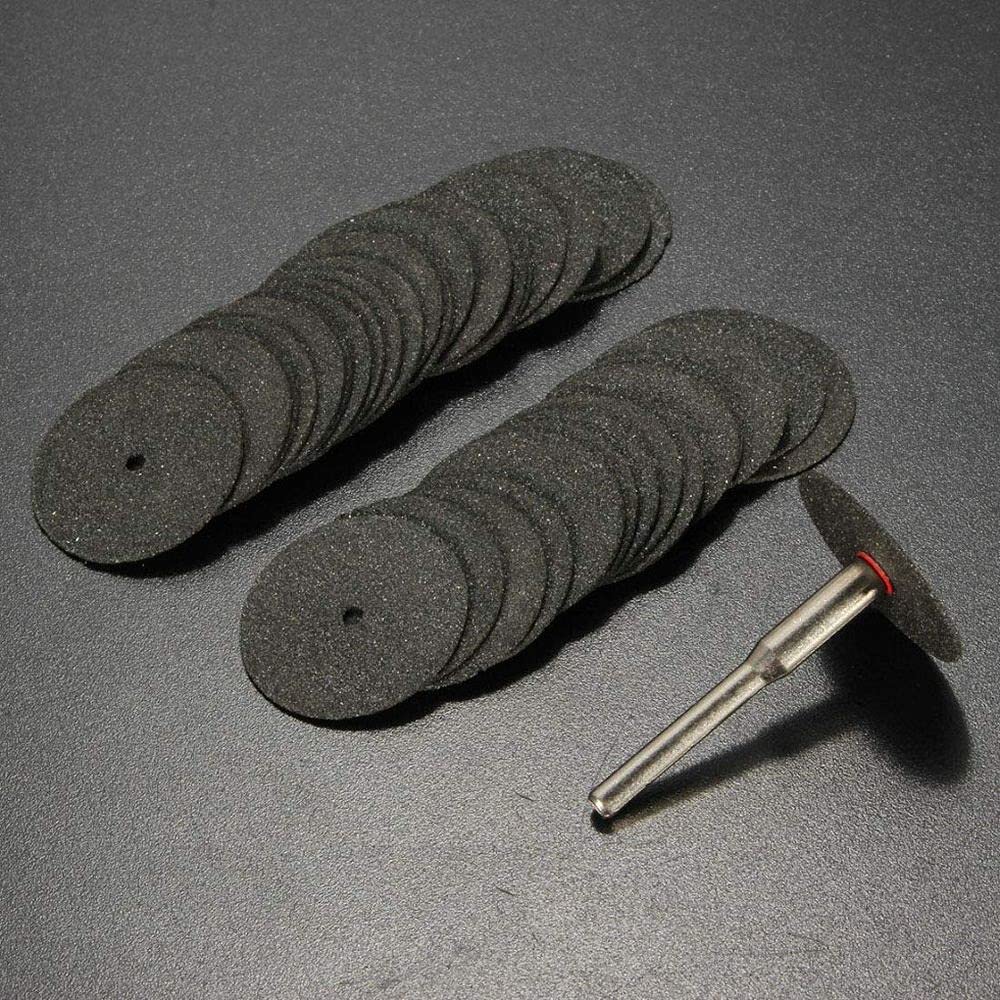 DIY Crafts CT-DIY-HI-43282 Universal 24mm Mini Diamond Cutting Discs Wheel Drill Bit for Rotary Jewellery Tool Kit Cut Off 4