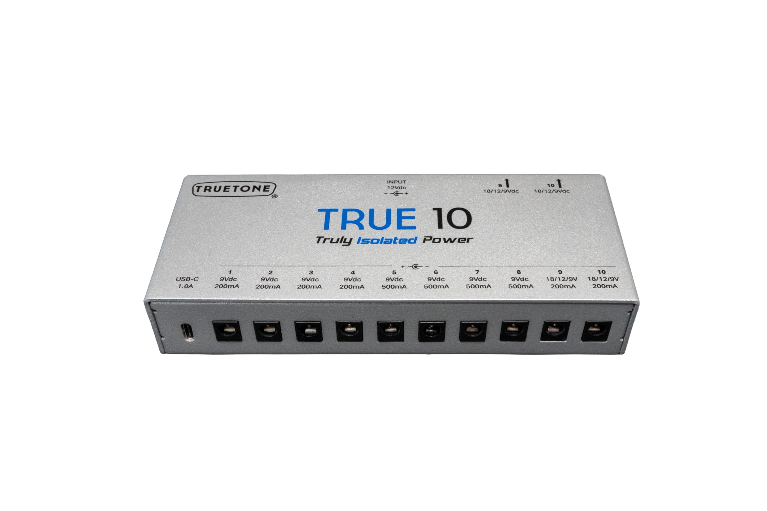 Alimentatore True 10 - Truetone Power a un prezzo Amazon. 10 uscite isolate più USB-C. Alimentazione silenziosa per la tua pedaliera.