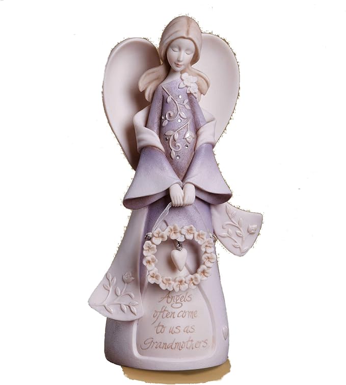 Grandmother Angel Stone Resin Figurine