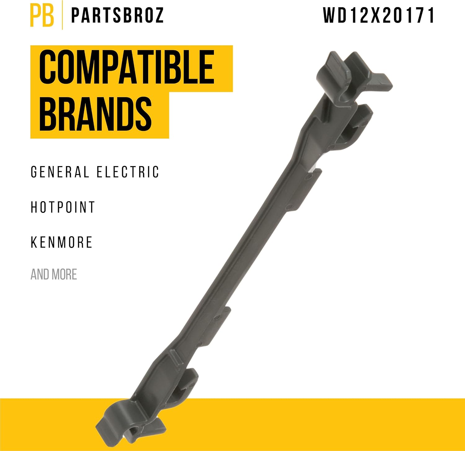 PartsBroz WD12X20171 Clip Lower Rack - Compatible With General Electric Dishwasher - Replaces AP5792890 3028530 PS8756263 Ultra Durable Replacement Repair Parts