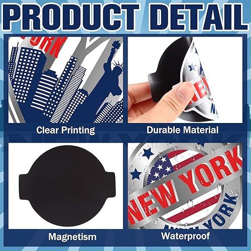 Vista 111 de Fabbay 25 piezas de calcomanías magnéticas para nevera, nevera, decoración divertida, médica, para nevera, nevera, portátil, casillero