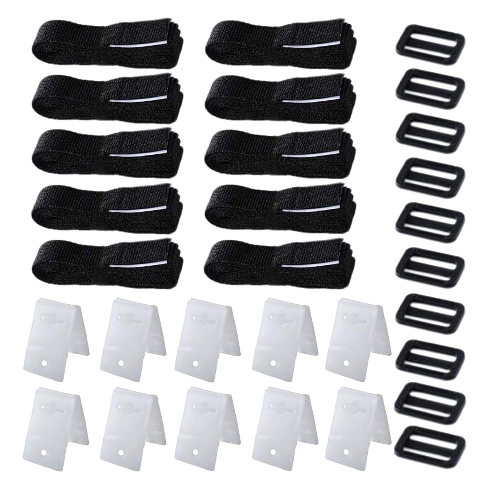 Juego de Accesorios para Carrete de, Cuerda de para Colector de Película de Piscina, Correa de Nailon Resistente para Piscinas E, 10 Juegos