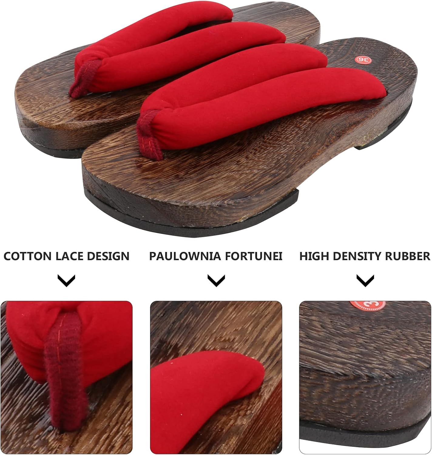 Holibanna 1pair Fashion Male Clogs Sandals Japanese Style Footwear with Non-slip Outsole and Flat Bottom and Casual Wear