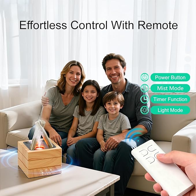 Difusor de Aceites Esenciales Longiang 280ml Madera miniatura 4