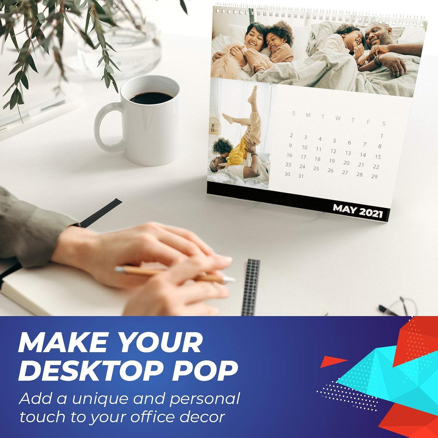 Custom Calendar from ABGPrint – Coil Bound Personalized Calendar 2023 – Add Your Own Photo Memories For Cover & Each Calendar Month – 12x12in 10 Pack