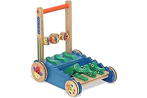 Melissa & Doug Deluxe Wooden Walker: A Chomp-tastic Adventure