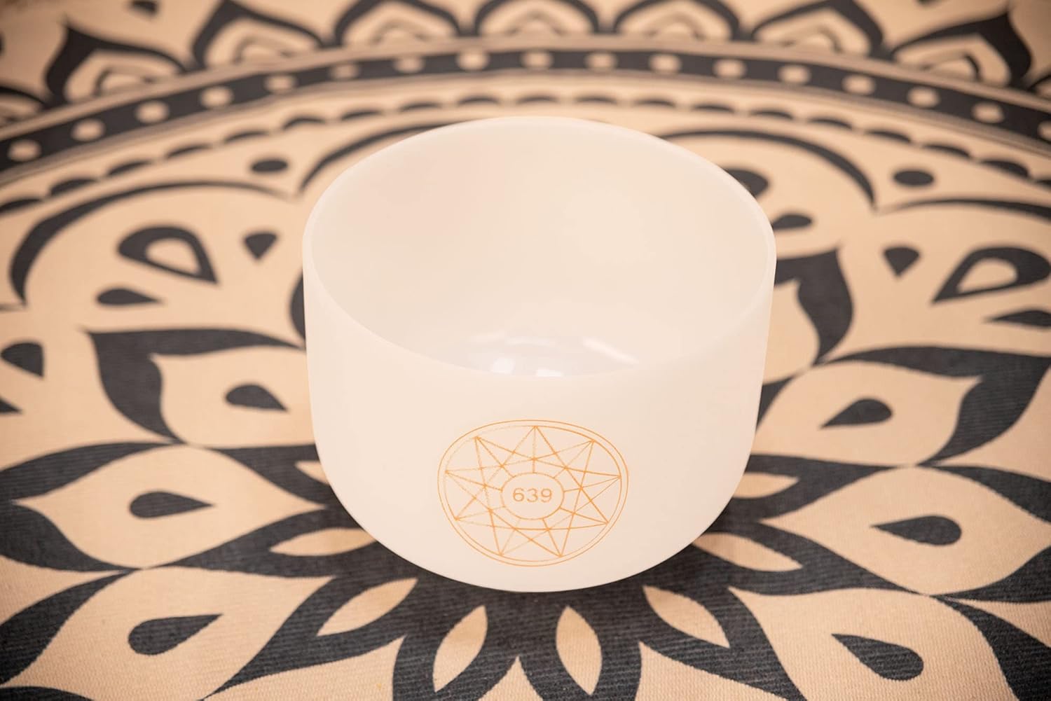 Meinl Sonic Energy Crystal Singing Bowl 10" D#4 Note Solfeggio High-purity Quartz — for Meditation, ASMR, Sound Therapy, Yoga