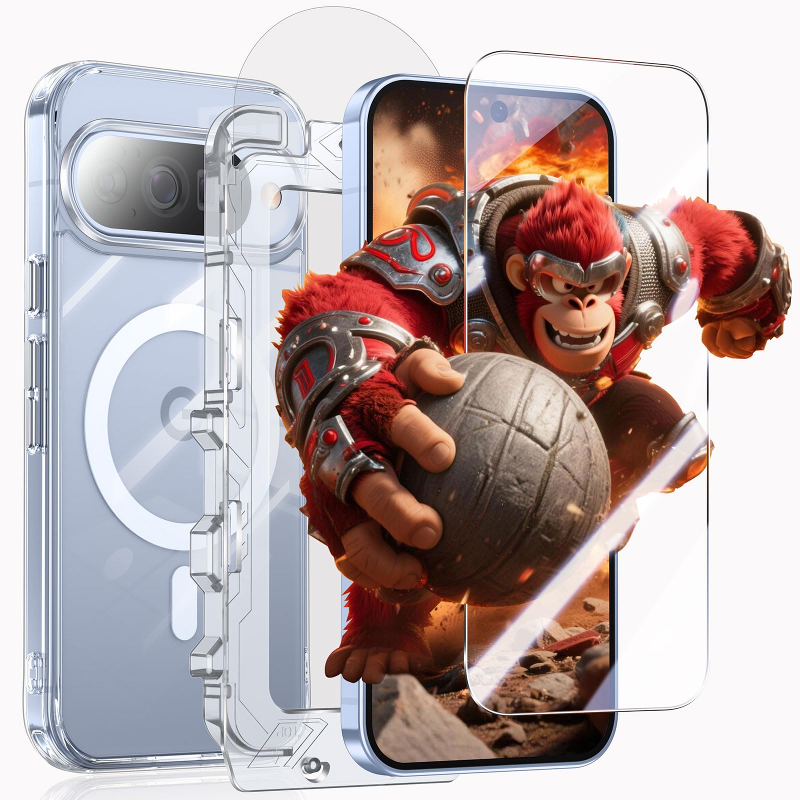 Amazon.co.jp: Google Pixel 10 / Pixel 10 Pro 用 クリア ケース