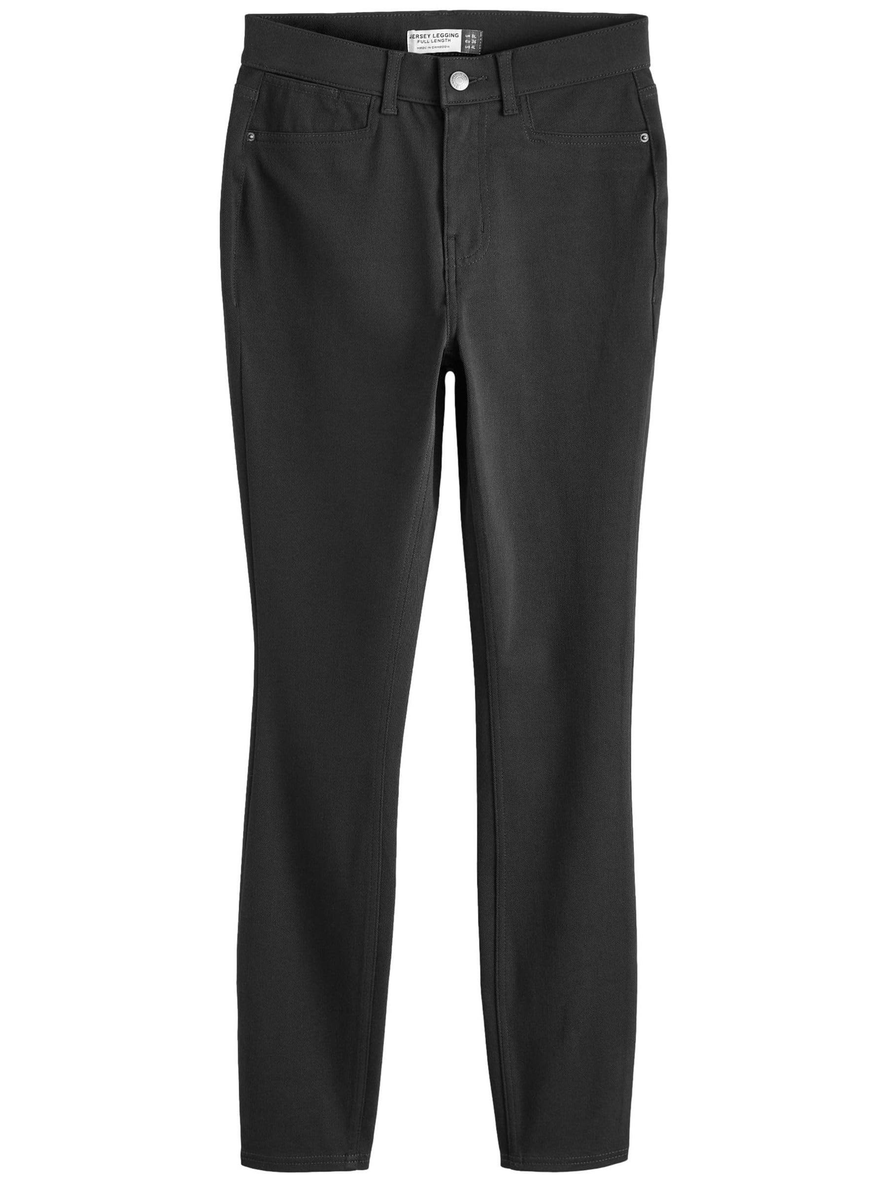 NEXT Damen Standard Denim-Leggings aus Jersey mit Reißverschluss