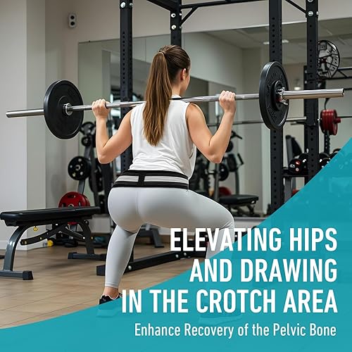 Miniatura 5 de Si - Cinturón para articulaciones para mujeres y hombres, transpirable y ajustable, cinturón sacroilíaco para aliviar el dolor de la ciática para la