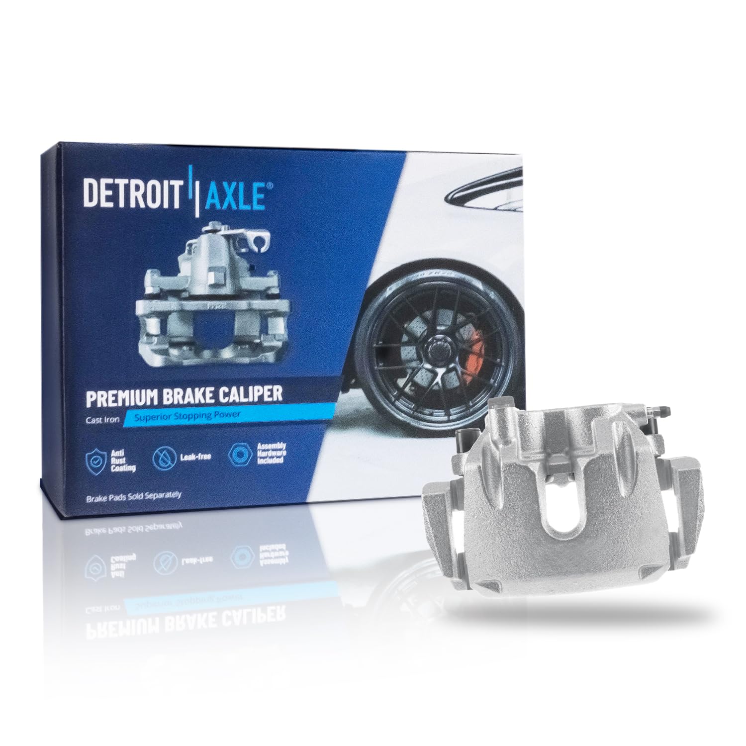 Detroit Axle - Front Right Brake Caliper for Jeep Grand Cherokee 2011-2022