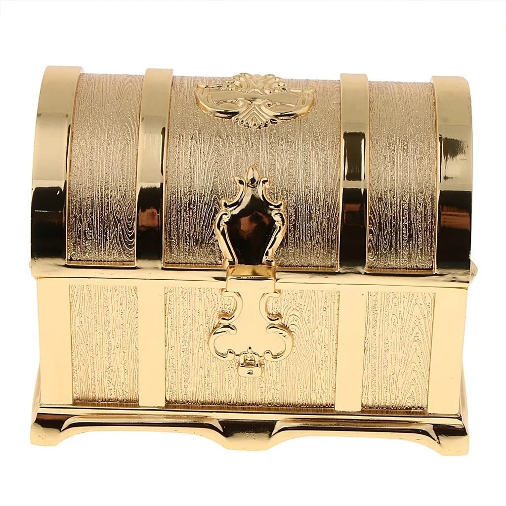 SBZIOJHDR Vintage Treasure Chest， Small Travel Box Jewelry Storage Treasure Cards Chests Trinkets Holder Case