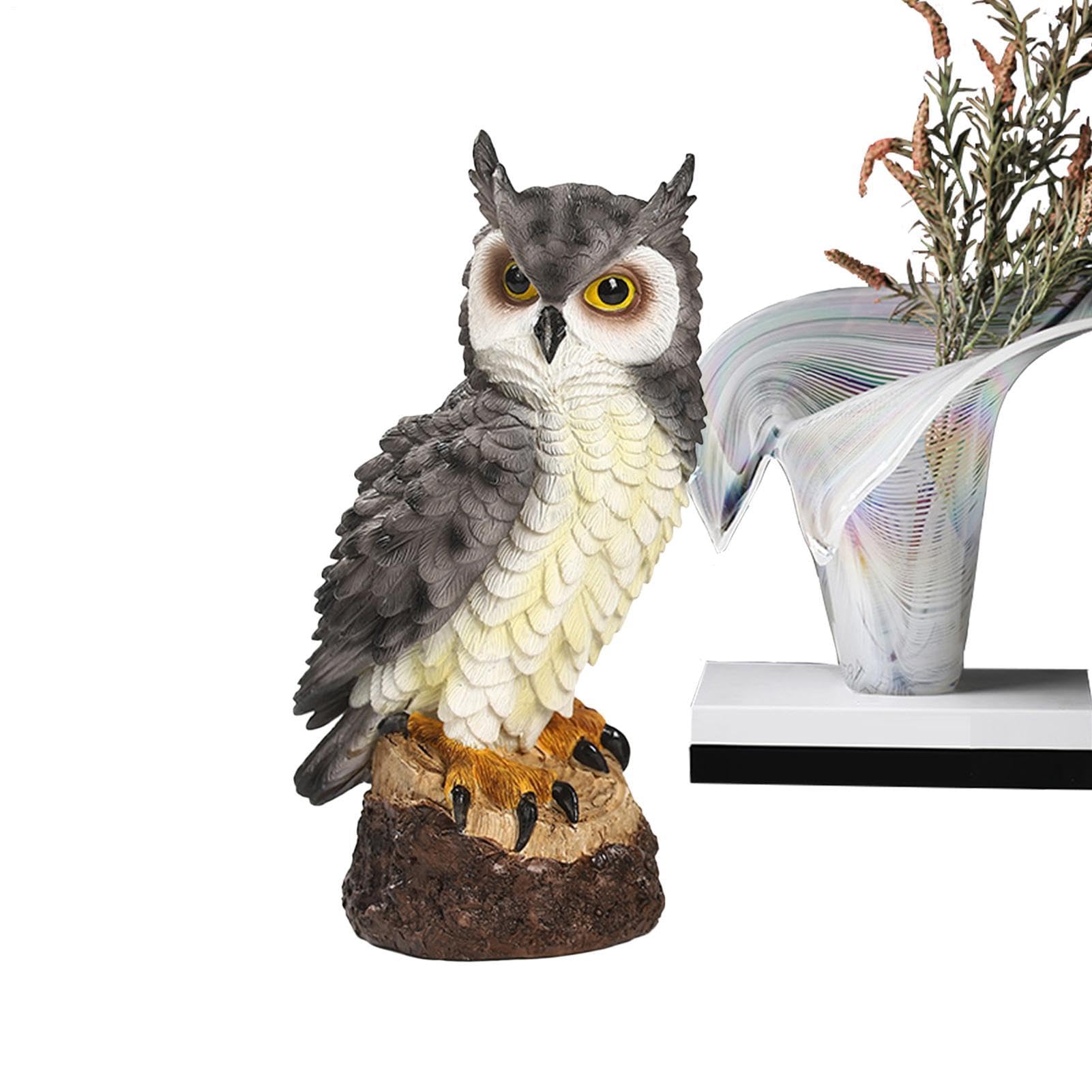 Oiseau lumineux de jardin 15cm et résistant aux intempéries pour terrasse