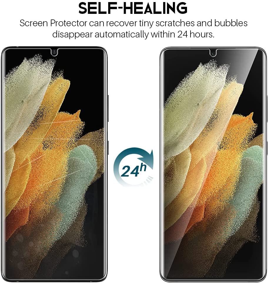 Image of STP FEEL (2 Pack Unbreakable Membrane Screen Protector Guard For Samsung Galaxy Note 20 ultra (6.9 Inch) | Membrane Ultra Smooth Touch with Finger Print Support - HD /3 Months Warranty